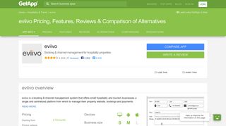 eviivo Pricing, Features, Reviews & Comparison of Alternatives ...