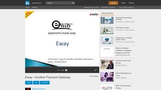 Eway - Another Payment Gateway - SlideShare