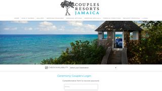 Login - Couples Resorts | Wedding Calendar