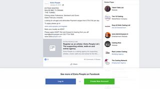 Extra People - EXTRAS WANTED MAJOR BBC... | Facebook
