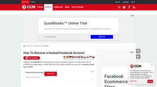 How To Recover a Hacked Facebook Account - Ccm.net