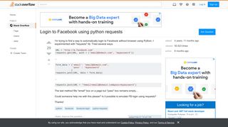 Login to Facebook using python requests - Stack Overflow