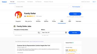 Jobs at Family Dollar | Indeed.com