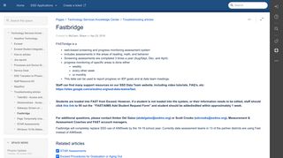 Fastbridge - Technology Services Knowledge Base - Technology ...