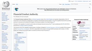 Financial Conduct Authority - Wikipedia