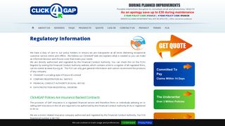 FCA Information and Advice | Click4Gap