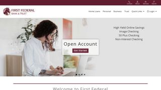 First Federal Bank and Trust - Welcome to First Federal