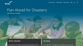 Ready.gov: Plan Ahead for Disasters
