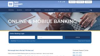 Online & Mobile Banking - First Guaranty Bank