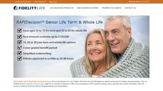 Fidelity Life - Term Life Insurance > For Agents