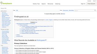 Findmypast.co.uk Genealogy - FamilySearch Wiki