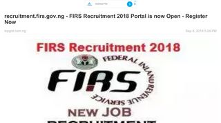 recruitment.firs.gov.ng - FIRS Recruitment 2018 Portal is now Open ...