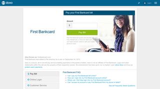 First Bankcard: Login, Bill Pay, Customer Service and Care Sign-In