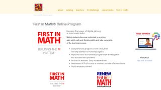 First In Math® Online Program - 24 Game