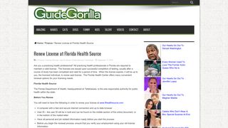 Renew License at Florida Health Source – Guide Gorilla – Online ...