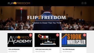 Flip2Freedom - join flip2freedom academy