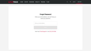 Forgot Password - FloTrack