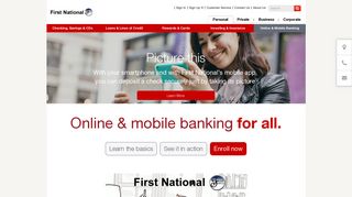 Online & Mobile Banking | Personal Bank Accounts | First National