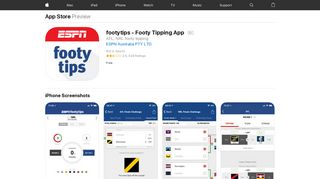 footytips - Footy Tipping App on the App Store - iTunes - Apple