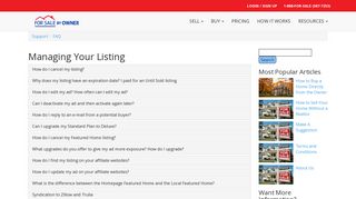 Managing Your Listing - ForSaleByOwner