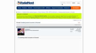 Creating email accounts in Foxmail - VodaHost