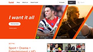 Foxtel: The best live sport, movies, new shows and complete seasons