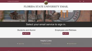 Florida State University Webmail