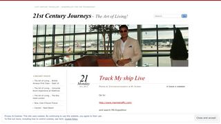 Track My ship Live | 21st Century Journeys
