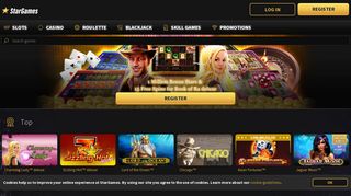 StarGames Online Casino | 1 Million Stars Bonus | StarGames Casino