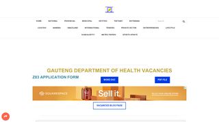 Gauteng Department of Health Vacancies - WWW.GOVPAGE.CO.ZA
