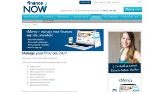 eMoney - Manage your finances 24/7 | Finance Now NZ