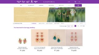 Gemporia.in: Earrings: Jewellery