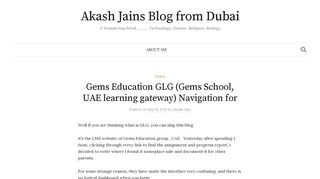 Gems Education GLG (Gems School, UAE learning gateway ...
