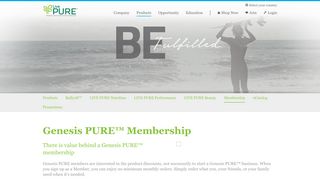 Genesis PURE™ Membership | Genesis PURE