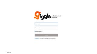 Giggle Platform: Log in