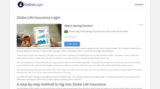 Globe Life Insurance Login - Online Login