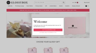 Beauty Subscription Box Gift For Women | GLOSSYBOX