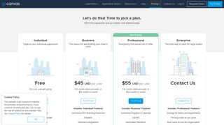 GoCanvas: Pricing and Plans