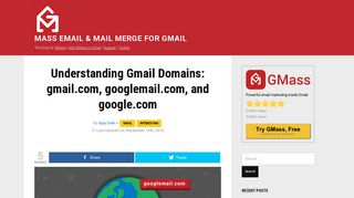 Understanding Gmail Domains: gmail.com, googlemail.com, and ...