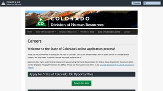 State of Colorado Jobs - Careers | DHR