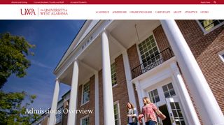 Admissions | University of West Alabama