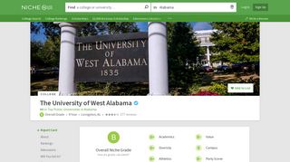 The University of West Alabama - Niche
