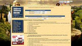 Grepolis Intel : Grepolis Stats : Grepolis Maps : Grepolis Tools : en1