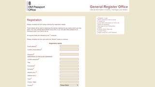 Registration Services - Certificate Ordering Service - Registration