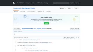 Development-Tracker/login.gtpl at master · garyhodgson/Development ...