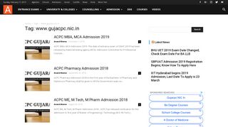 www.gujacpc.nic.in Updates | AglaSem Admission