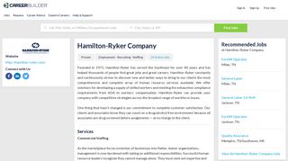 Work at Hamilton-Ryker Company | CareerBuilder