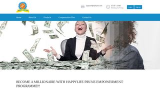 become a millionaire with happylife prune empowerment programme!!!