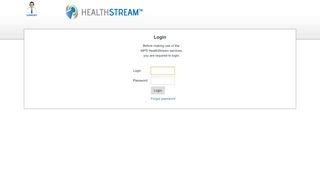 Healthstream - Login - MPS