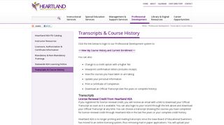 Transcripts & Course History | Heartland Area ... - Heartland AEA
